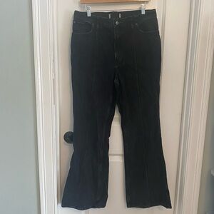 Abercrombie and Fitch Flared Black Jeans